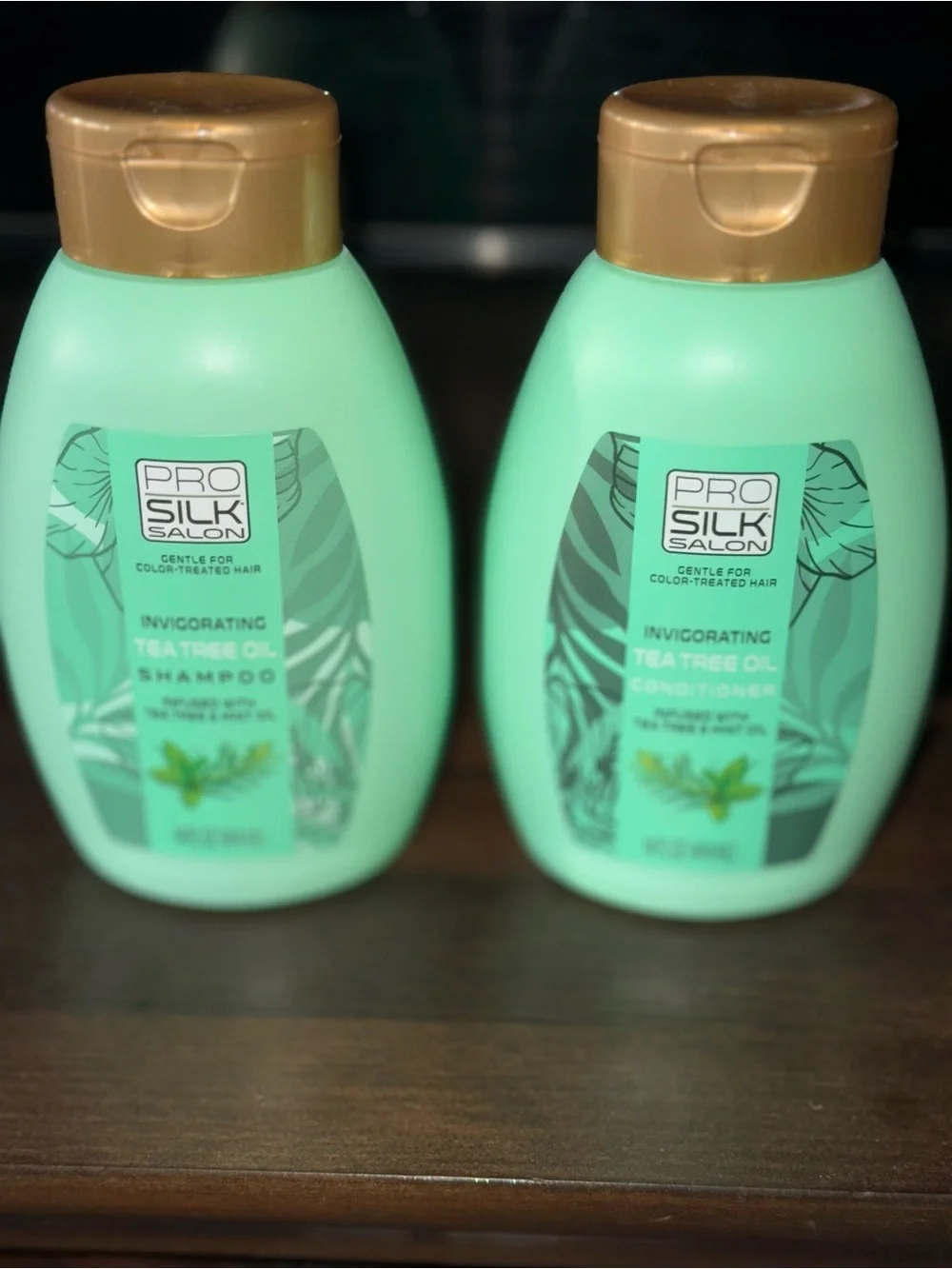ProSilk Pro Silk Tea Tree & Mint Oil Shampoo & Conditioner 14 FL Oz x2